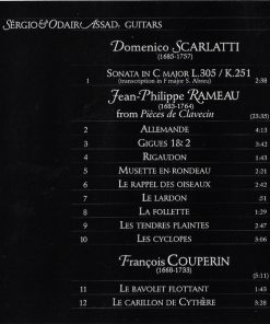 Sérgio & Odair Assad, Rameau*, Scarlatti*, Couperin*, Bach*-3