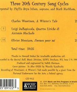 Olivier Messiaen, Wuorinen*, Dallapiccola* - Phyllis Bryn-Julson, Mark Markham (2)-1