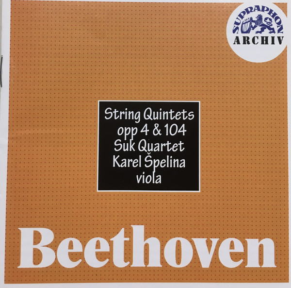 Beethoven* - Suk Quartet, Karel Špelina-0