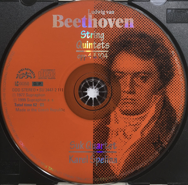 Beethoven* - Suk Quartet, Karel Špelina-2
