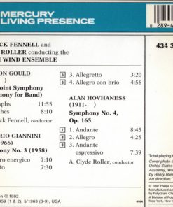 Morton Gould, Alan Hovhaness, Vittorio Giannini, Frederick Fennell, A. Clyde Roller, Eastman Wind Ensemble-1