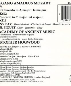 Mozart* / Antony Pay, Michel Piguet, The Academy Of Ancient Music, Christopher Hogwood-2
