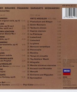 Kreisler* / Brahms* / Paganini* / Sarasate* / Wieniawski* – Joshua Bell-1