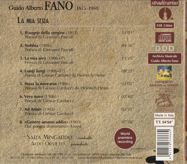 Guido Alberto Fano, Sara Mingardo, Aldo Orvieto-1