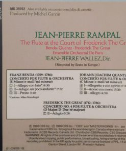 Benda*, Quantz*, Frederick The Great* : Jean-Pierre Rampal, Ensemble Orchestral De Paris, Jean-Pierre Wallez-1