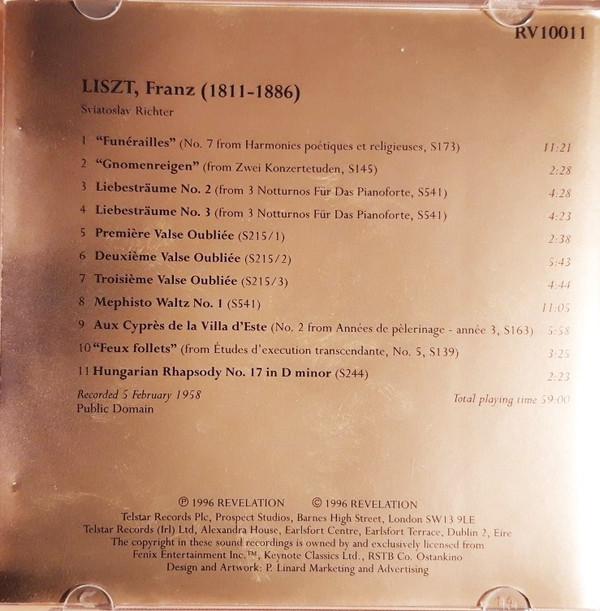Sviatoslav Richter, Liszt*-2