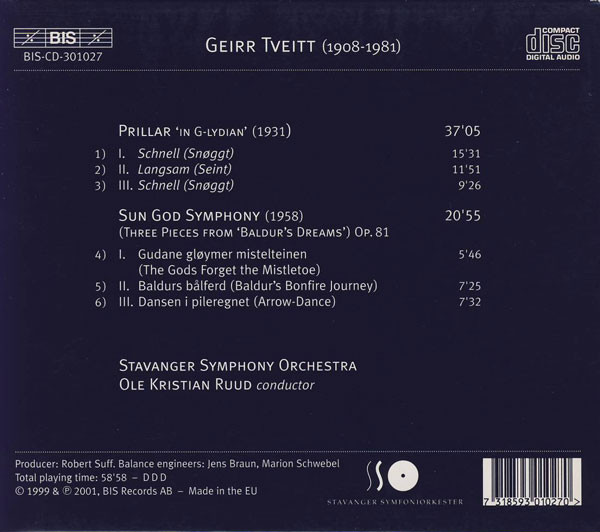 Geirr Tveitt, Stavanger Symphony Orchestra*, Ole Kristian Ruud-1