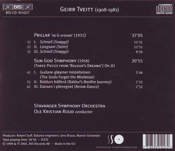 Geirr Tveitt, Stavanger Symphony Orchestra*, Ole Kristian Ruud-3
