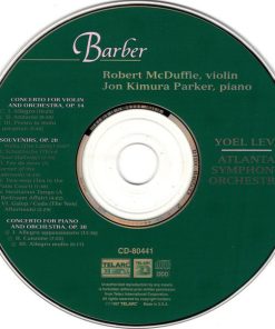 Robert McDuffie, Jon Kimura Parker, Atlanta Symphony Orchestra conducted by Yoel Levi . Samuel Barber-2