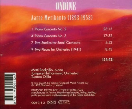 Aarre Merikanto, Matti Raekallio, Tampere Philharmonic Orchestra, Tuomas Ollila-1