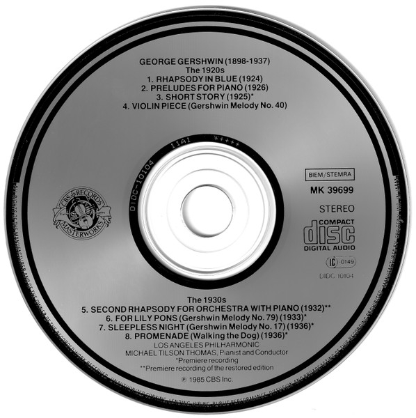 Gershwin*, Michael Tilson Thomas, Los Angeles Philharmonic Orchestra-2