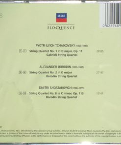 Tchaikovsky* • Borodin* • Shostakovich* - Gabrieli String Quartet* • Borodin String Quartet-1