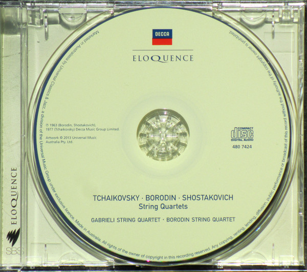 Tchaikovsky* • Borodin* • Shostakovich* - Gabrieli String Quartet* • Borodin String Quartet-2