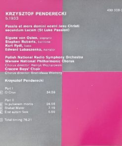 Penderecki*, Warsaw National Philharmonic Chorus*, National Radio Symphony Orchestra*, Krzysztof Penderecki-1