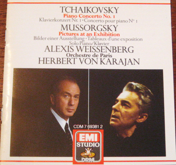 Tchaikovsky* / Mussorgsky* / Alexis Weissenberg, Herbert von Karajan-0