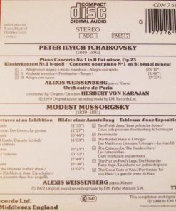 Tchaikovsky* / Mussorgsky* / Alexis Weissenberg, Herbert von Karajan-1