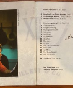 Schubert*, Ian Bostridge, Antonio Pappano-3