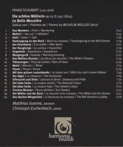 Schubert*, Matthias Goerne, Christoph Eschenbach-2