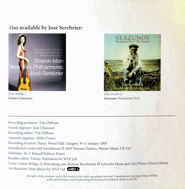 Alexander Glazunov - Jose Serebrier, Royal Scottish National Orchestra-2