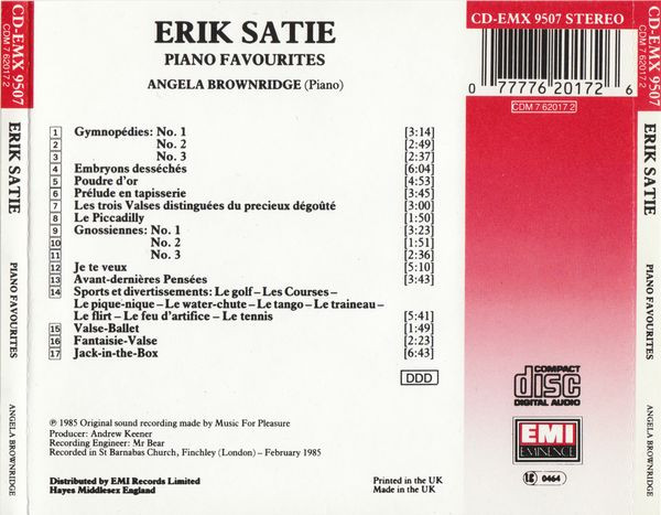 Erik Satie, Angela Brownridge-2