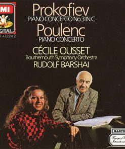 Prokofiev* / Poulenc* - Cécile Ousset Piano, Bournemouth Symphony Orchestra Conducted By Rudolf Barshai-0