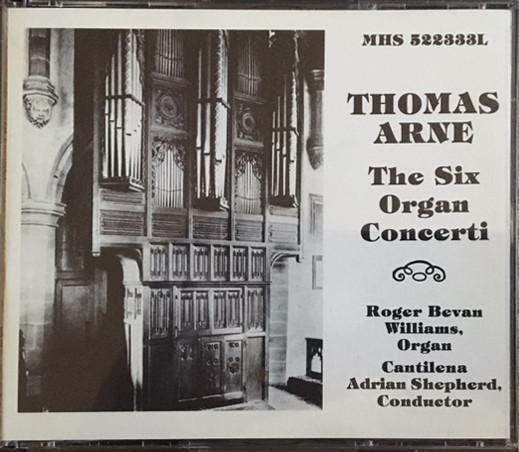 Thomas Arne - Roger Bevan Williams - Cantilena - Adrian Shepherd-0