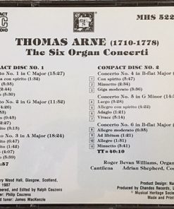 Thomas Arne - Roger Bevan Williams - Cantilena - Adrian Shepherd-1