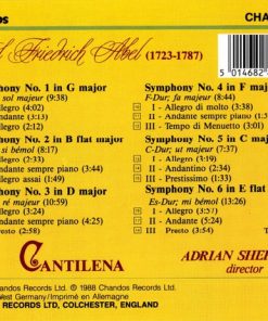 Carl Friedrich Abel - Cantilena, Adrian Shepherd-1
