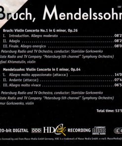 Bruch*, Mendelssohn*-3