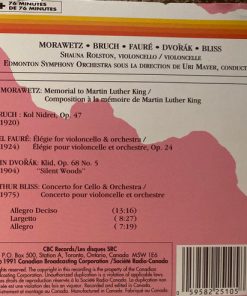 Morawetz*, Bruch*, Fauré*, Dvořák*, Bliss*, Shauna Rolston, Edmonton Symphony Orchestra, Uri Mayer-1