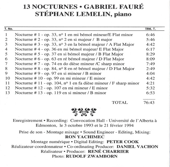 Gabriel Fauré, Stéphane Lemelin-1