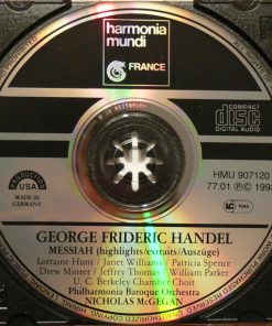 Handel*, U. C. Berkeley Chamber Chorus*, Philharmonia Baroque Orchestra, Nicholas McGegan-2