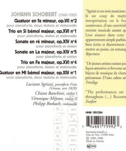 Johann Schobert - Luciano Sgrizzi, Ensemble 415, Chiara Banchini-1