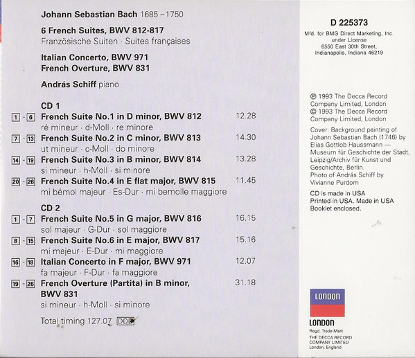 J.S. Bach* / András Schiff-1