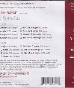 William Boyce, The Parley Of Instruments, Peter Holman-1