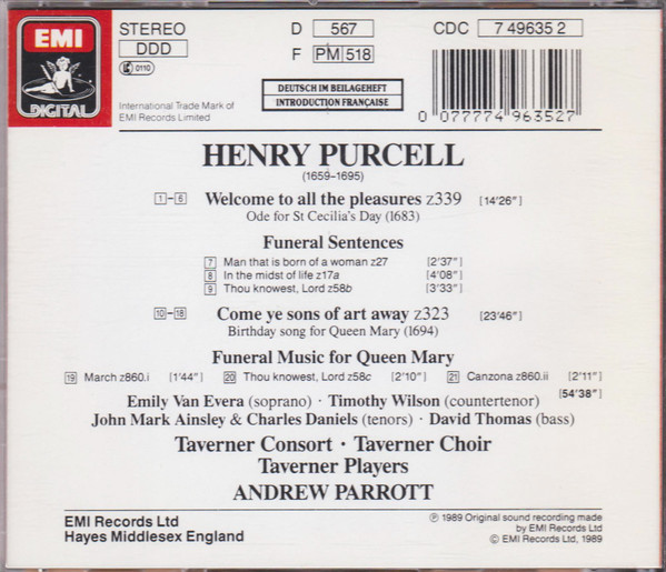 Purcell*, Taverner Consort, Choir & Players, Andrew Parrott-4