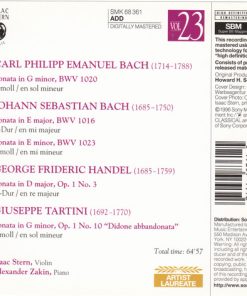 Bach*, Handel*, Tartini*, Isaac Stern, Alexander Zakin-2