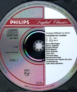 Gluck* - Diana Montague • John Aler • Thomas Allen • René Massis • Orchestre De L'Opéra De Lyon • Monteverdi Choir* • John Eliot Gardiner-2