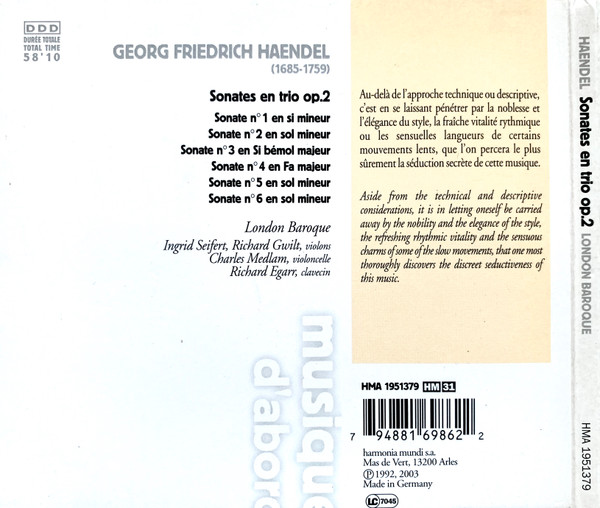 Haendel*, London Baroque-3