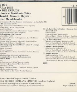 Johann Sebastian Bach · Georg Friedrich Händel · Wolfgang Amadeus Mozart · Joseph Haydn · Ludwig van Beethoven · Felix Mendelssohn-Bartholdy-1