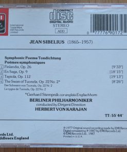 Sibelius*, Herbert von Karajan, Berlin Philharmonic*-1