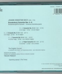 Johann Sebastian Bach, The English Concert, Trevor Pinnock-1