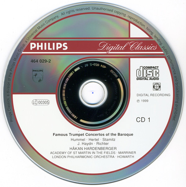 Albinoni*, Haydn*, Hummel*, L. Mozart*, Stamitz*, Håkan Hardenberger, I Musici, Academy Of St Martin in the Fields*, Sir Neville Marriner, London Philharmonic Orchestra, Elgar Howarth, Simon Preston-2