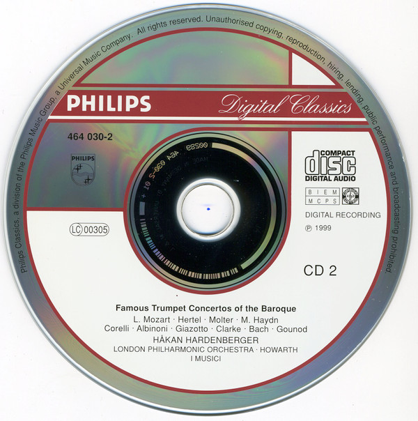 Albinoni*, Haydn*, Hummel*, L. Mozart*, Stamitz*, Håkan Hardenberger, I Musici, Academy Of St Martin in the Fields*, Sir Neville Marriner, London Philharmonic Orchestra, Elgar Howarth, Simon Preston-3