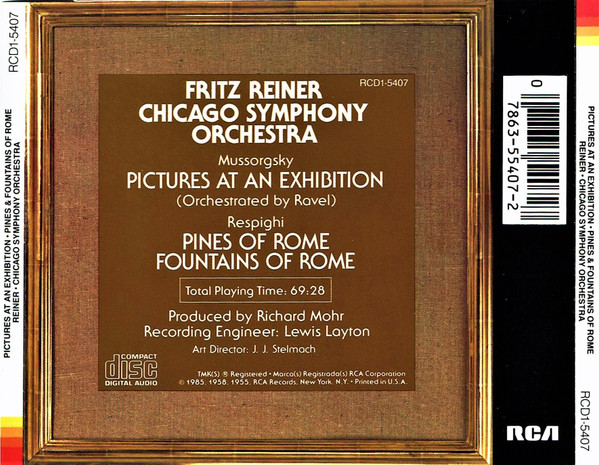 Mussorgsky* - Ravel* / Respighi* - Fritz Reiner, Chicago Symphony Orchestra-1