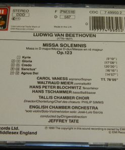 Beethoven* ‧ Carol Vaness ‧ Waltraud Meier ‧ Hans Peter Blochwitz ‧ Hans Tschammer ‧ Tallis Chamber Choir ‧ English Chamber Orchestra ‧ Jeffrey Tate-2