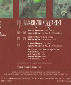 Juilliard String Quartet - Roger Sessions / Stefan Wolpe / Milton Babbitt-1