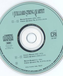 Juilliard String Quartet - Roger Sessions / Stefan Wolpe / Milton Babbitt-2