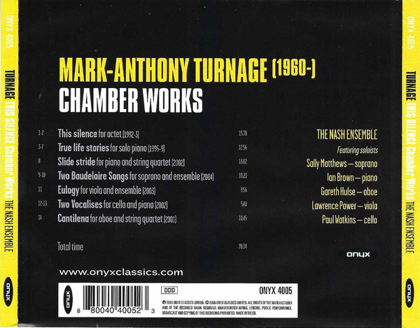 Turnage* – The Nash Ensemble, Sally Matthews-2