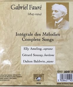 Gabriel Fauré / Elly Ameling, Gérard Souzay-1